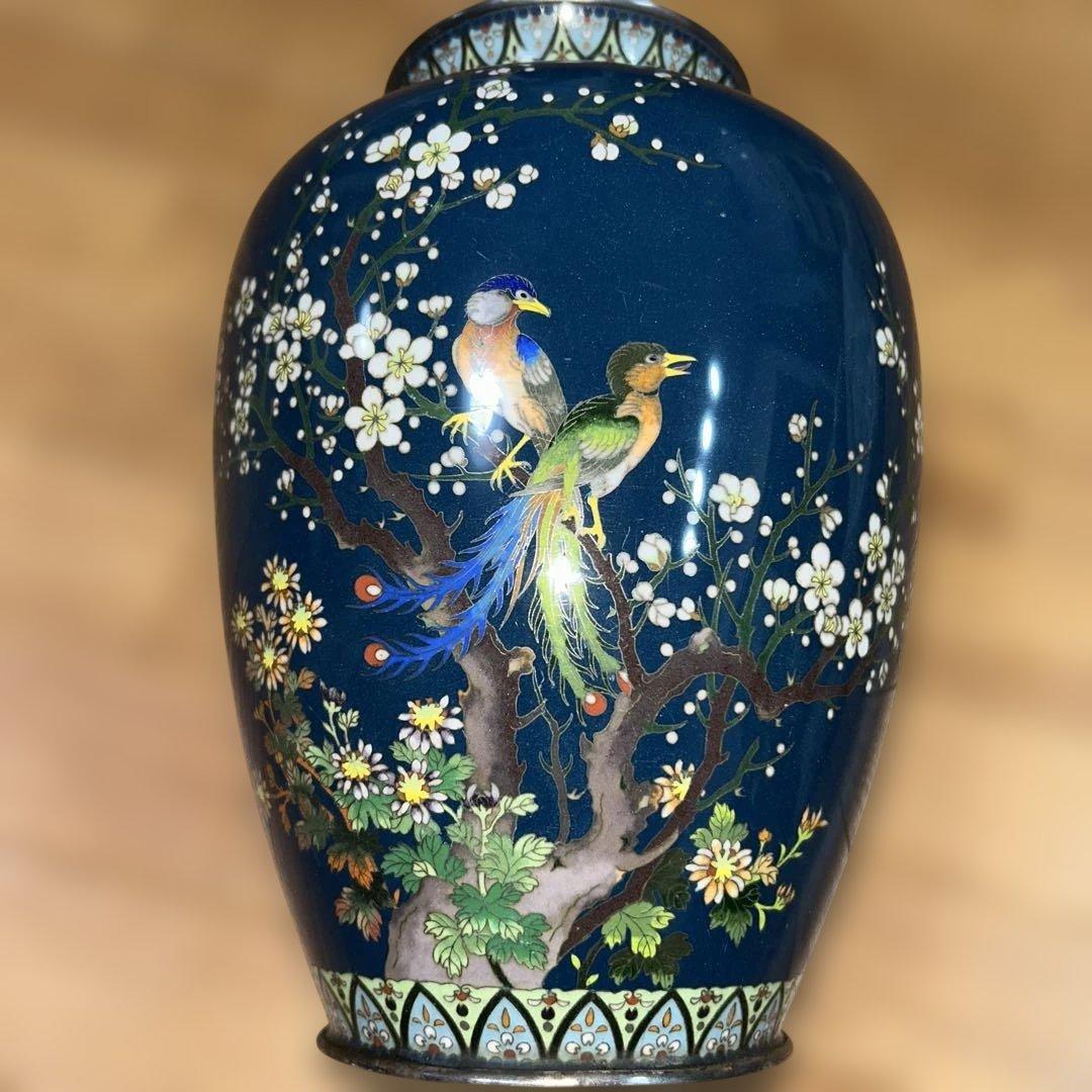 安藤七瀬宝花瓶　純銀