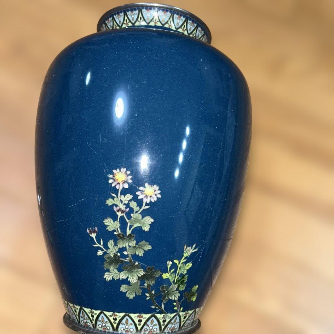 安藤七瀬宝花瓶　純銀