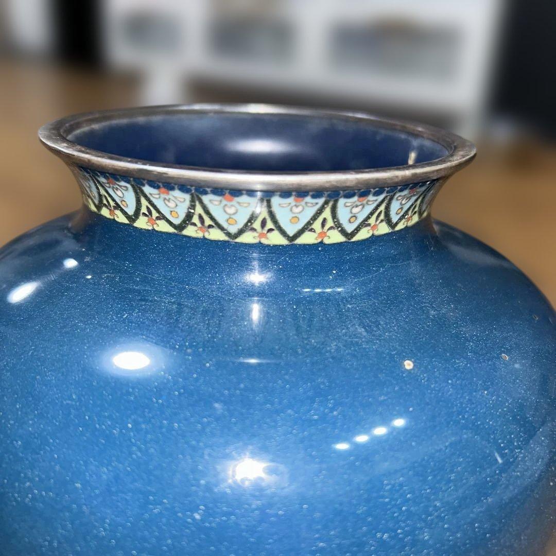 安藤七瀬宝花瓶　純銀