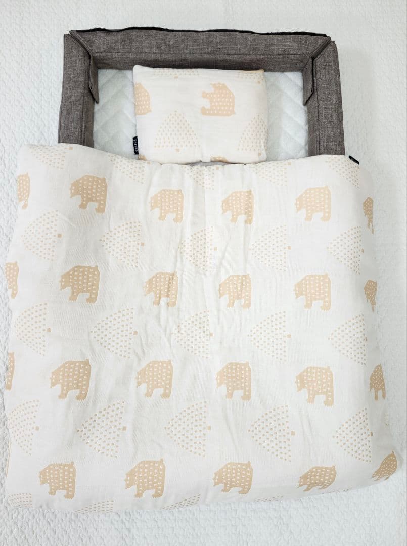 ファルスカ コンパクトベッドFree/メランジブラウン【2024年12月購入】