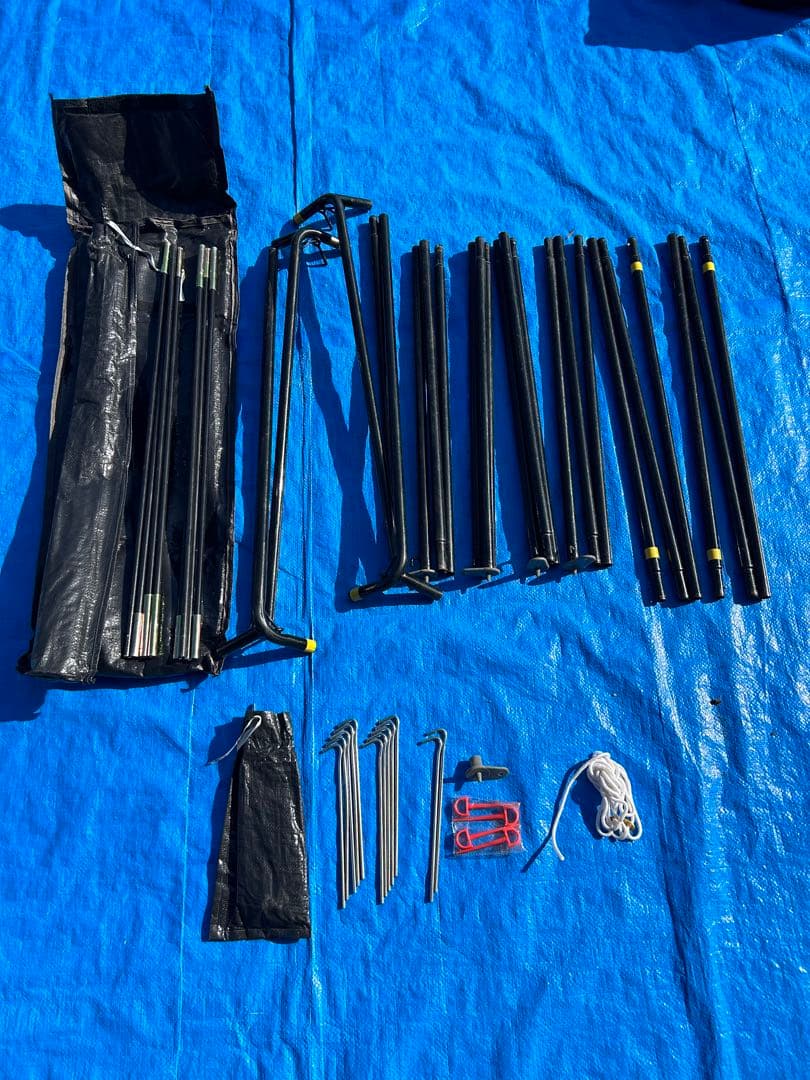 ケシュア SHELTER WITH DOORS リビングタープ 3×3m