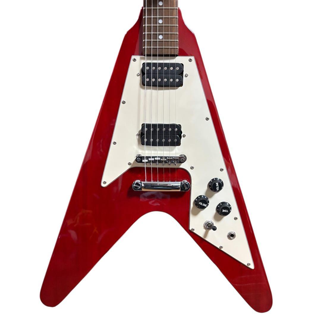 Photogenic フォトジェニック　フライングV エレキギター　レッド