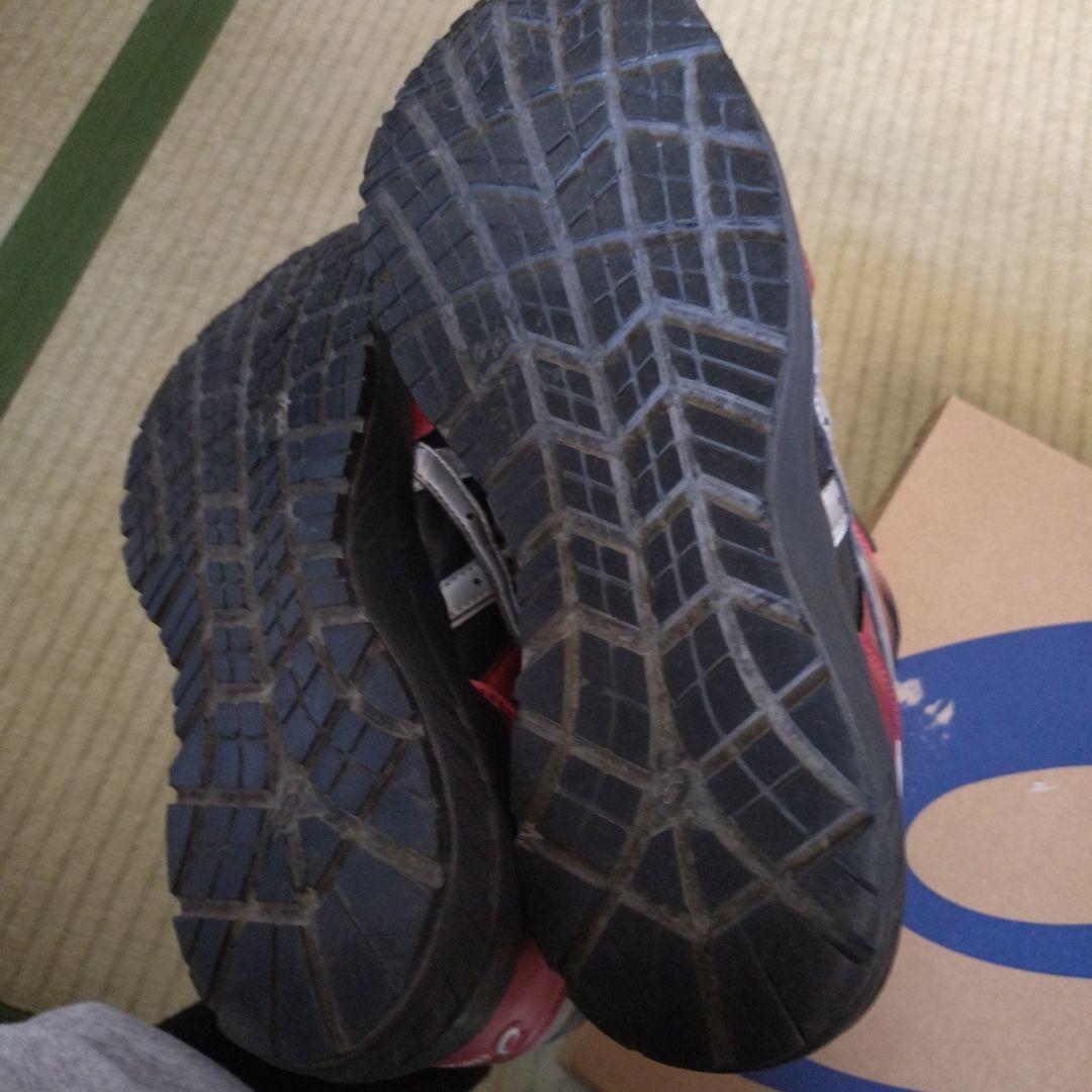 CP306 限定　ブラックXレッドメタリックxシルバー　アシックス　安全靴