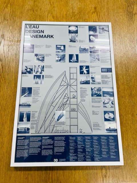 L'eau el le design du danemark 展覧会ポスター