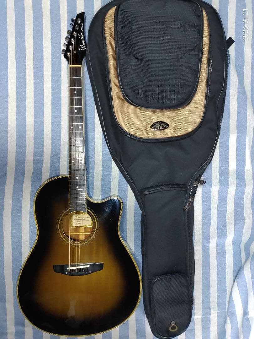 90年代のMorrisの上質エレアコースティックギターRumbler MR-1