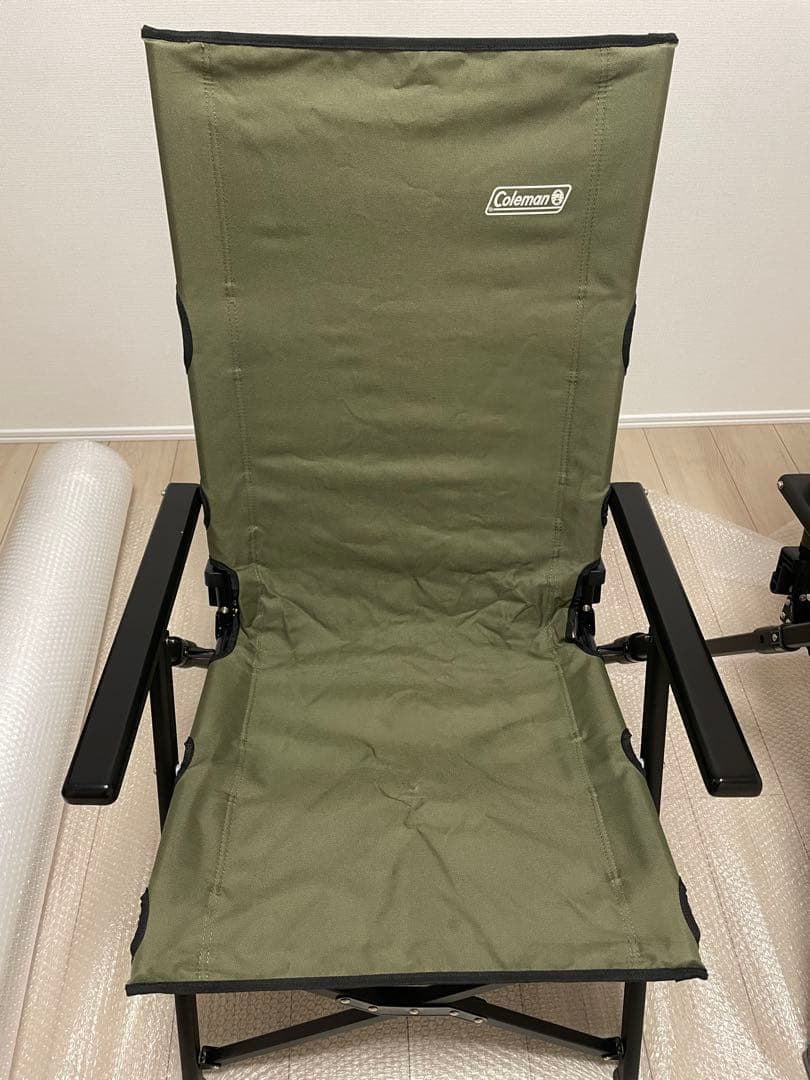 Coleman 折りたたみ　レイチェア オリーブ　2脚セット