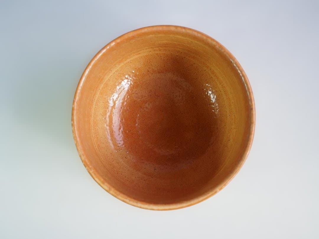 裏千家15世鵬雲斎宗匠御書付『萩茶碗』15代坂倉新兵衛造 (共箱)