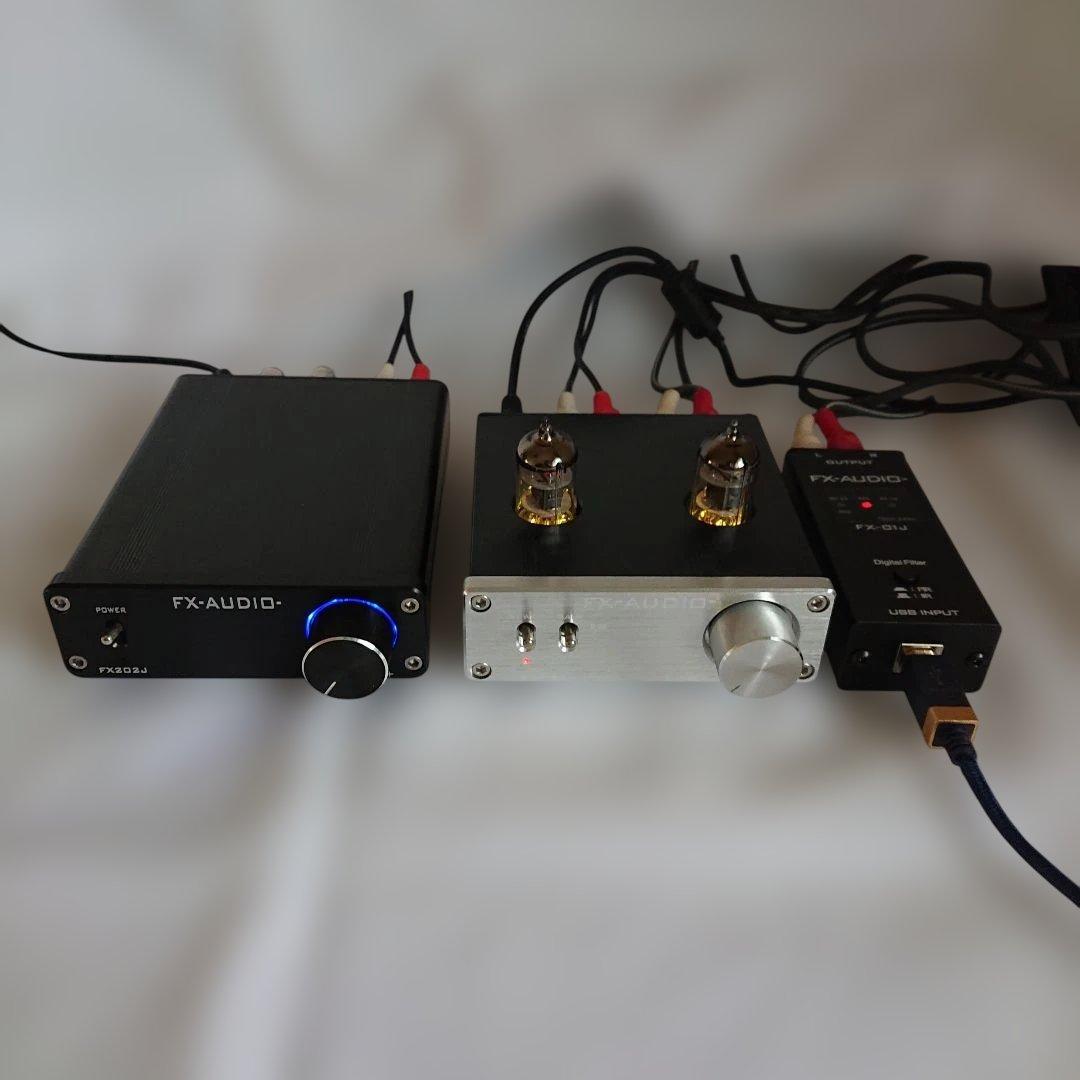 アンプ FX-AUDIO FX-01J TUBE-01J FX202J