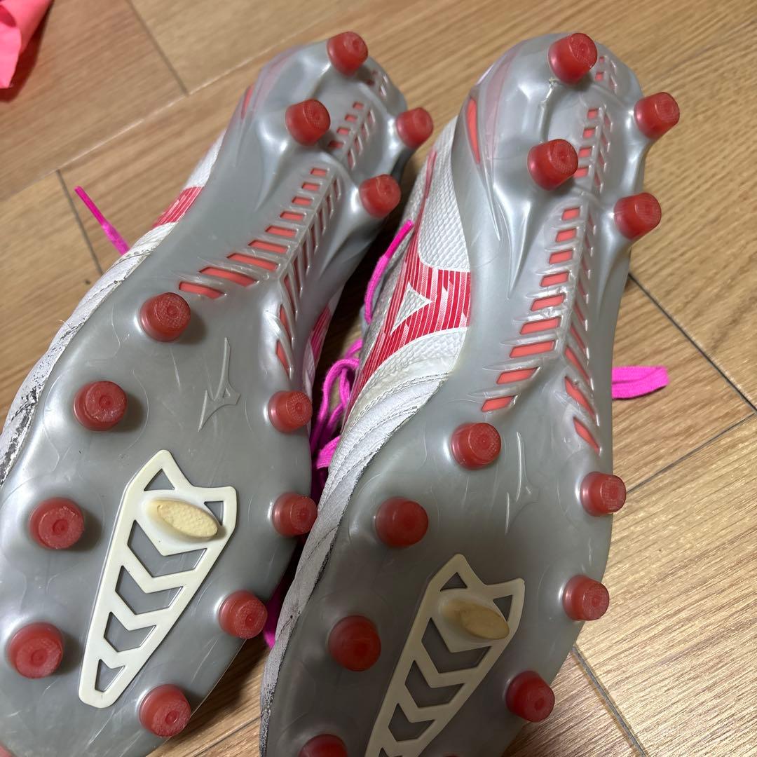 サッカーシューズ ホワイト/ピンク