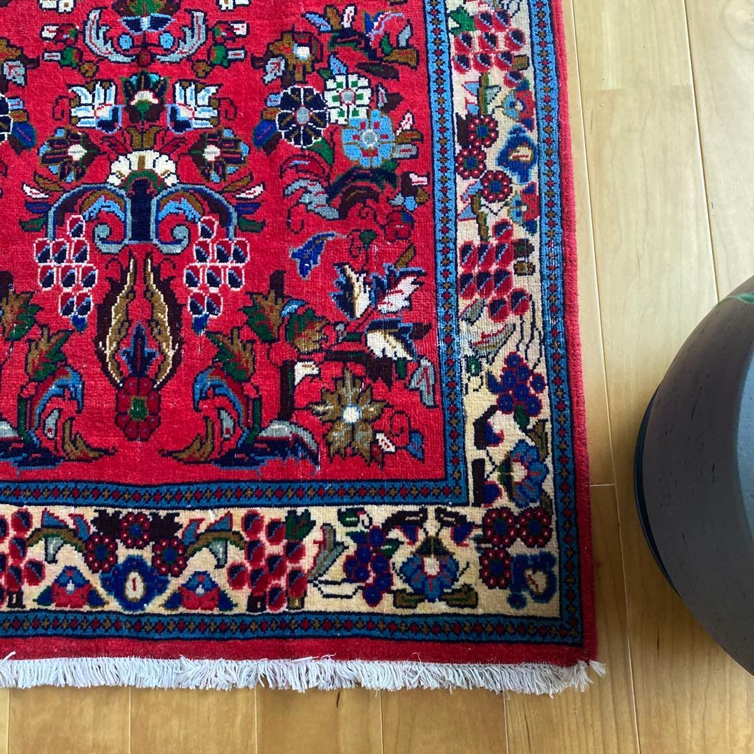 ★ naochin1102★ ヴィンテージラグ　トライバルラグ ランナー