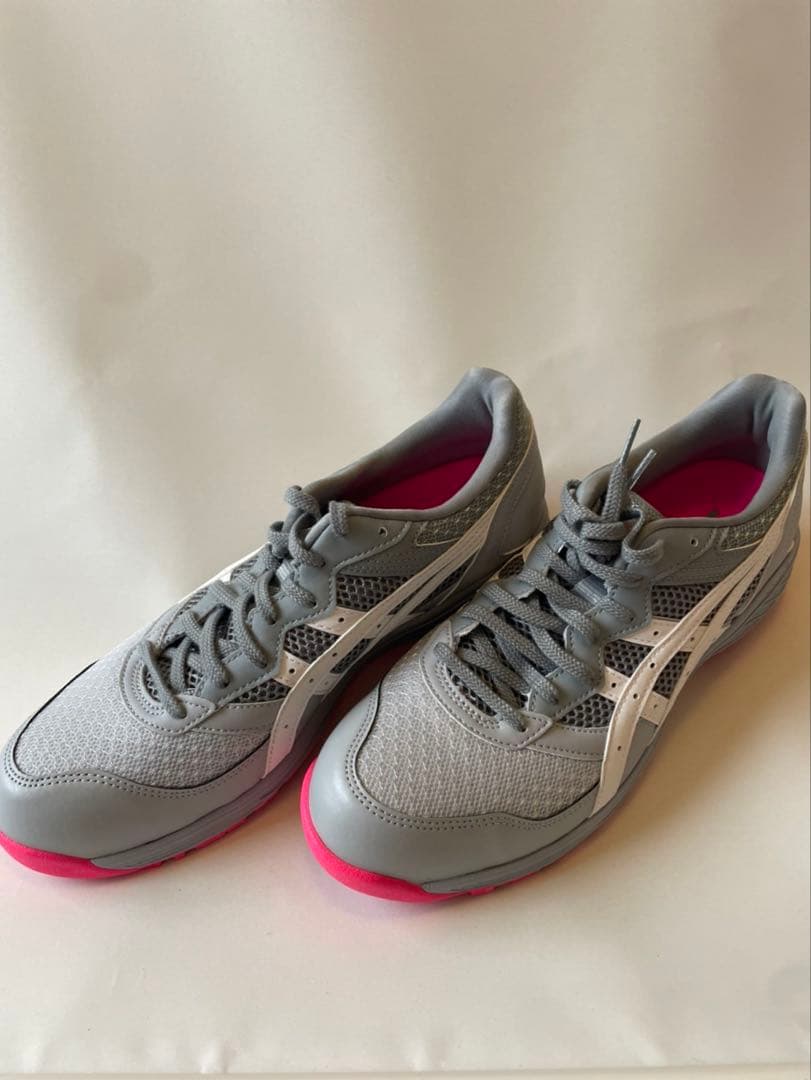 ASICS 安全靴 グレー/ピンク
