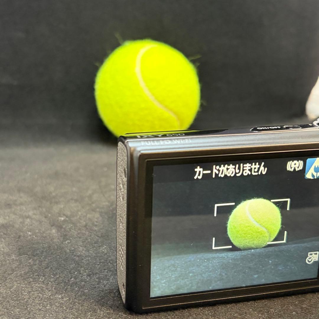 【極美品】Canon IXY650 デジタルカメラPC2274 動作品　ブラック