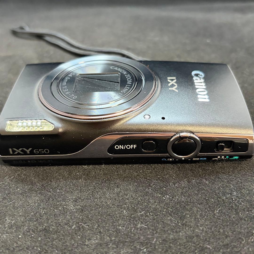 【極美品】Canon IXY650 デジタルカメラPC2274 動作品　ブラック