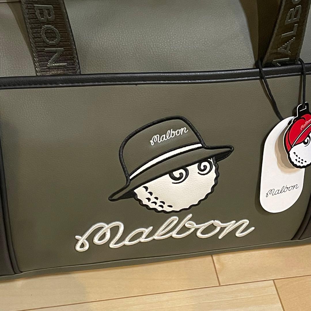 MALBON GOLF マルボンゴルフ ボストンバッグ ゴルフバッグ 緑黒