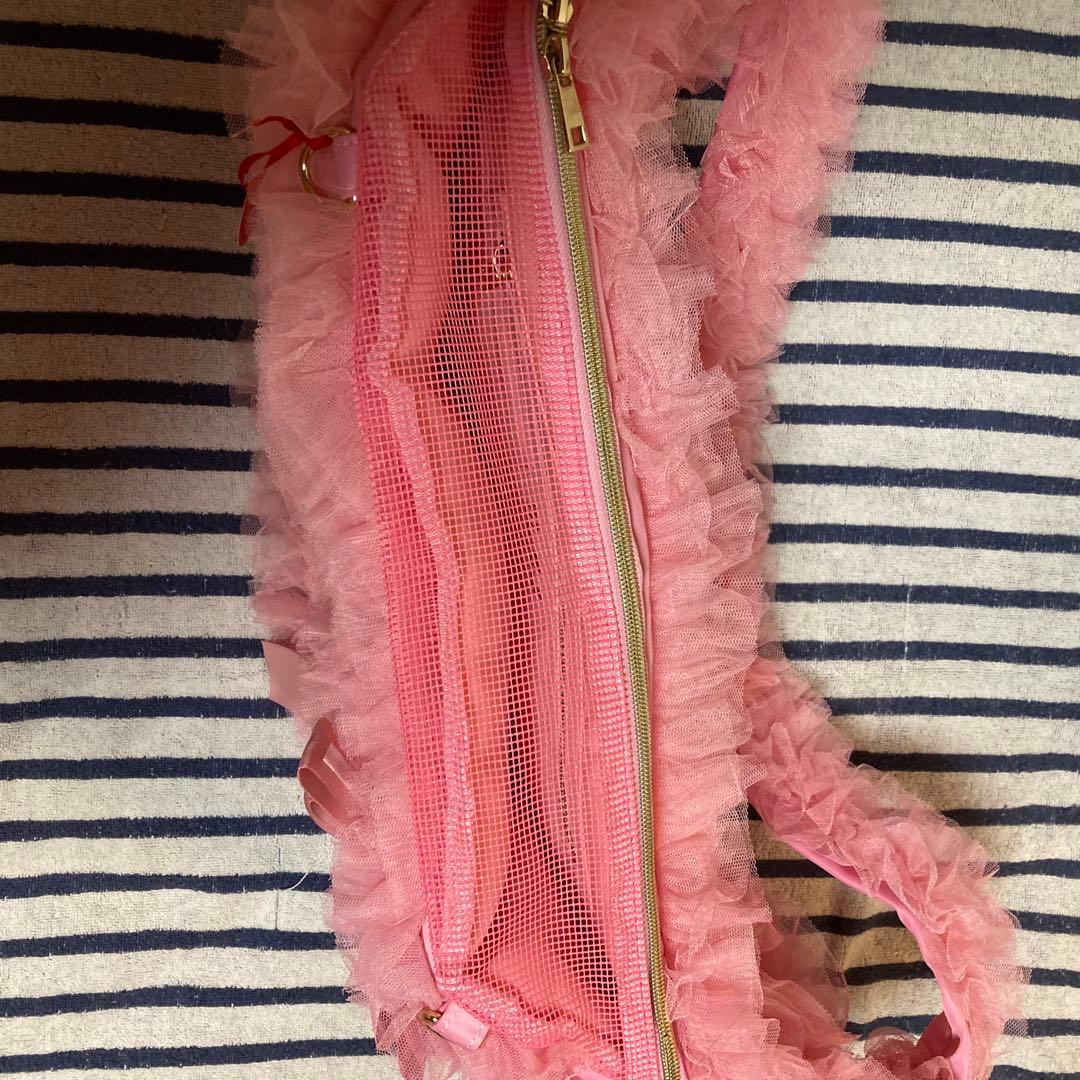 ウーフリンク WOOFLINK HUG ME BAG TULLE ピンク　新品