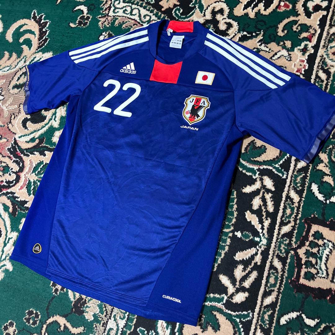 美品　アディダス　サッカー　ユニフォーム　XO 日本代表　中澤