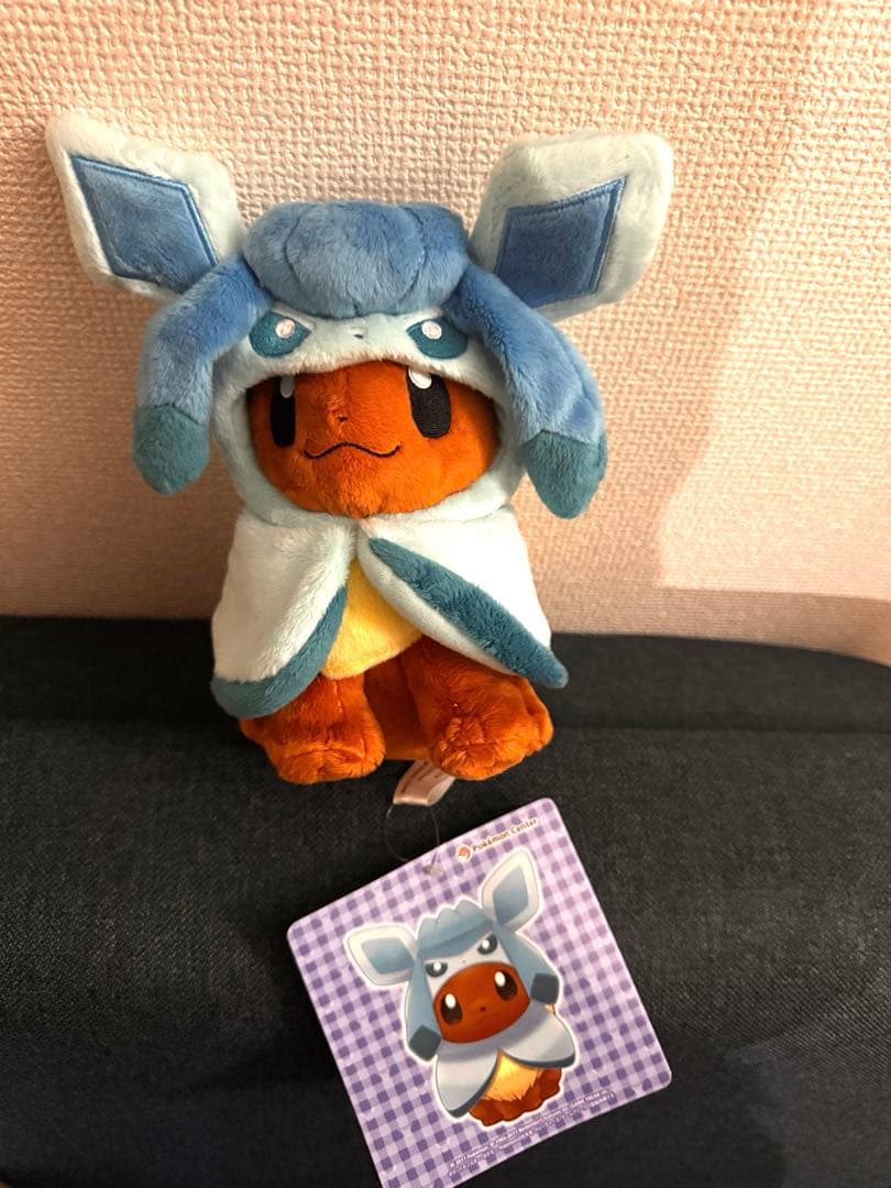 新品) イーブイ ポンチョ ブラッキー グレイシア　マスコット ポケモンセンター