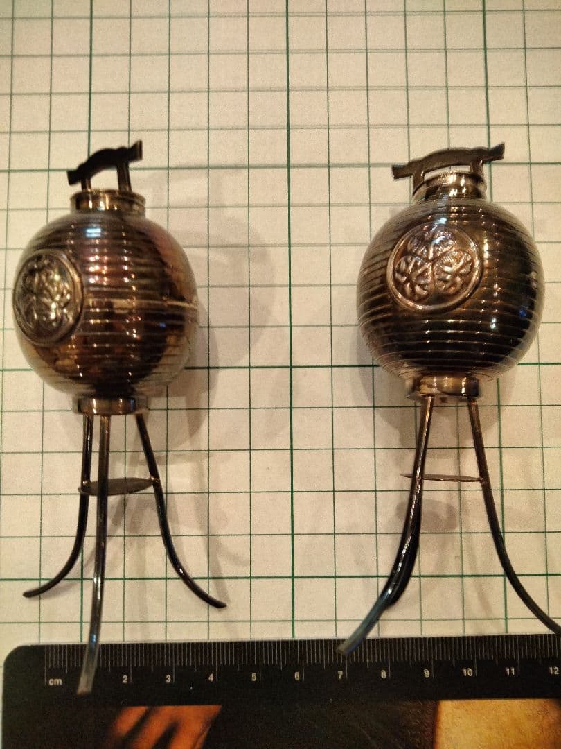 最終価格、和骨董、ペアーセット、日本製ア-ト、希少品シルバー、刻印有り