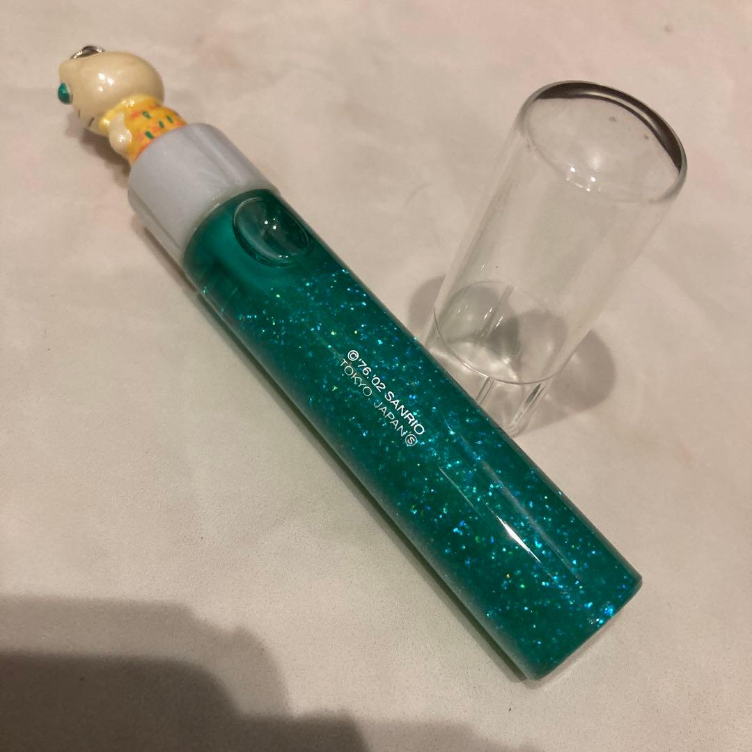 レトロ《2002年 ハローキティ リップグロス》当時物 コスメ☆グリーン