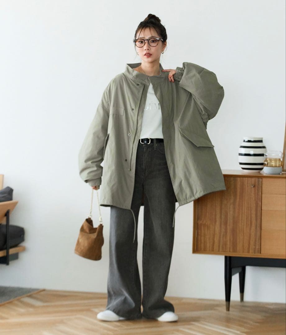 未使用☆ フリークスストア モッズコート　ショート　ベージュ