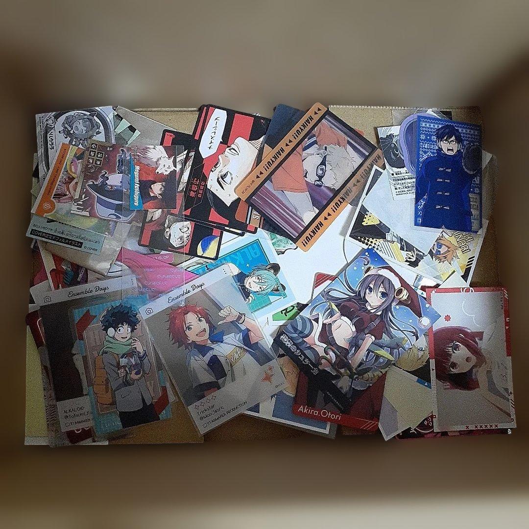 アニメ・マンガ・キャラクター　紙類　シール　ステッカー　ミニカード　まとめ売り