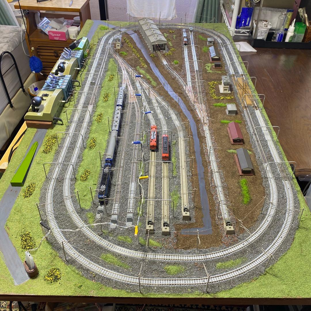 nゲージジオラマ 複線と車両基地と保線区