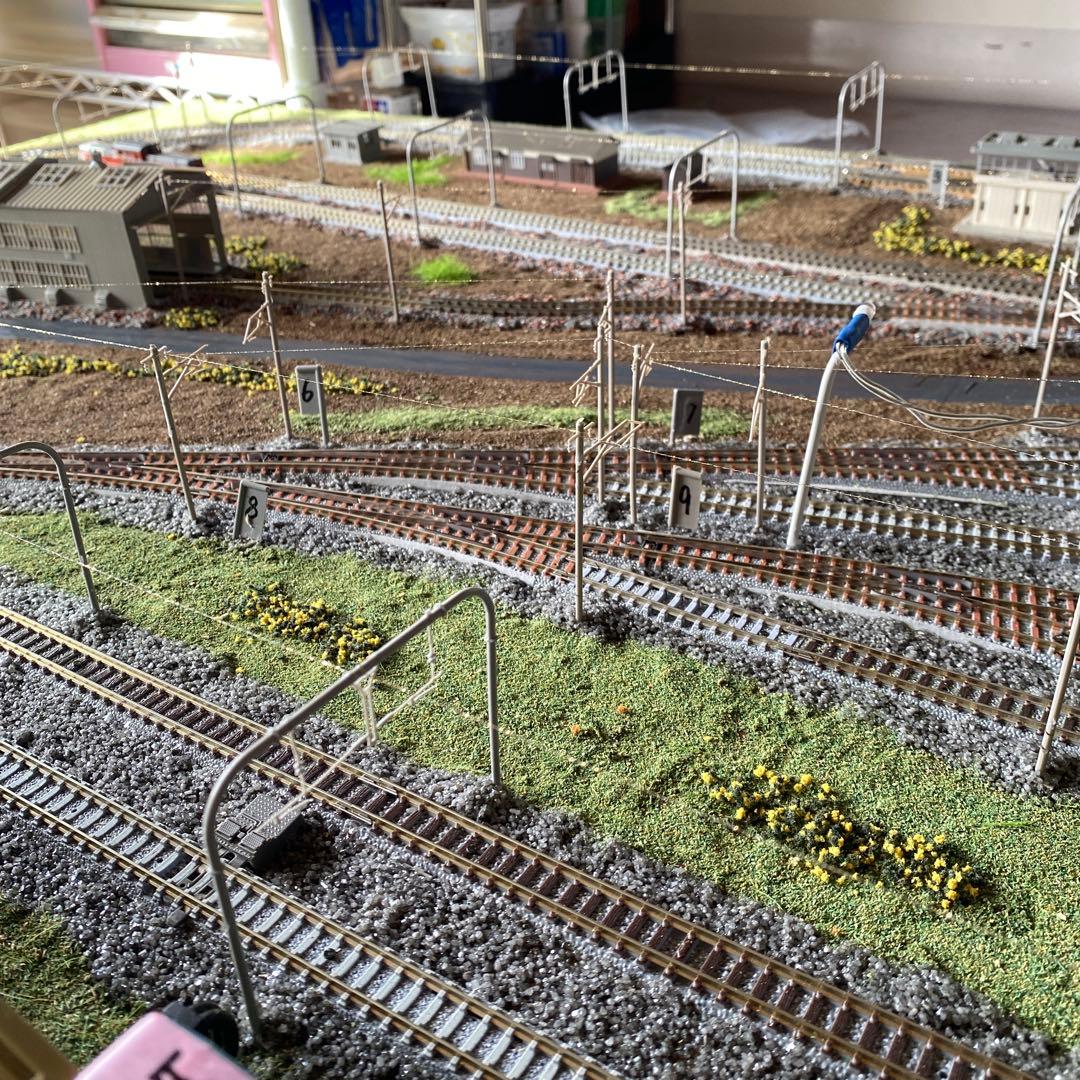 nゲージジオラマ 複線と車両基地と保線区