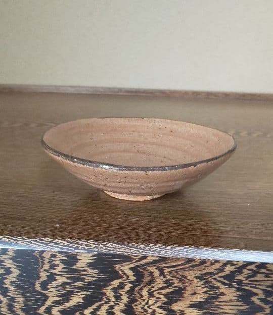 備前焼　金重素山　円山窯　皮鯨平茶碗　金重陶陽　茶碗