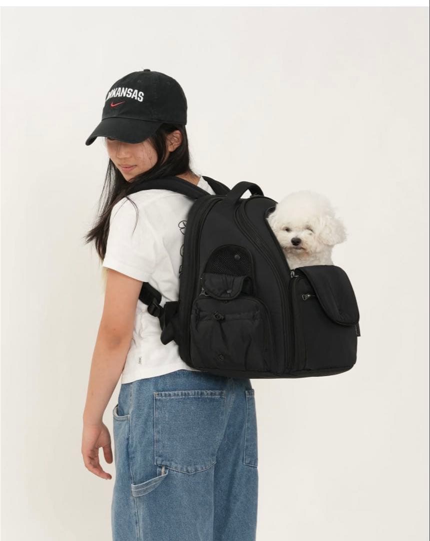 SSOOOK ブラック犬用キャリーバッグ