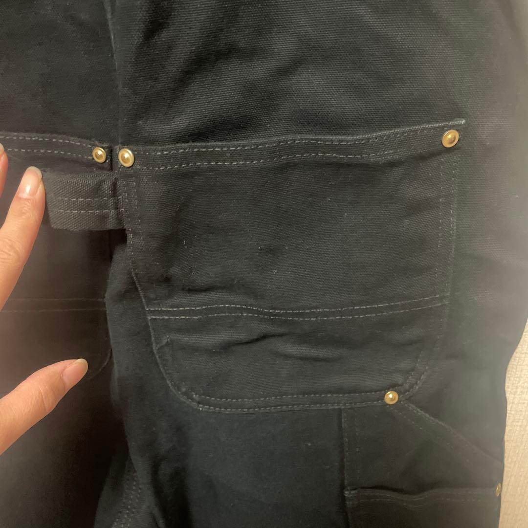 Carhartt オーバーオール 32×32 黒