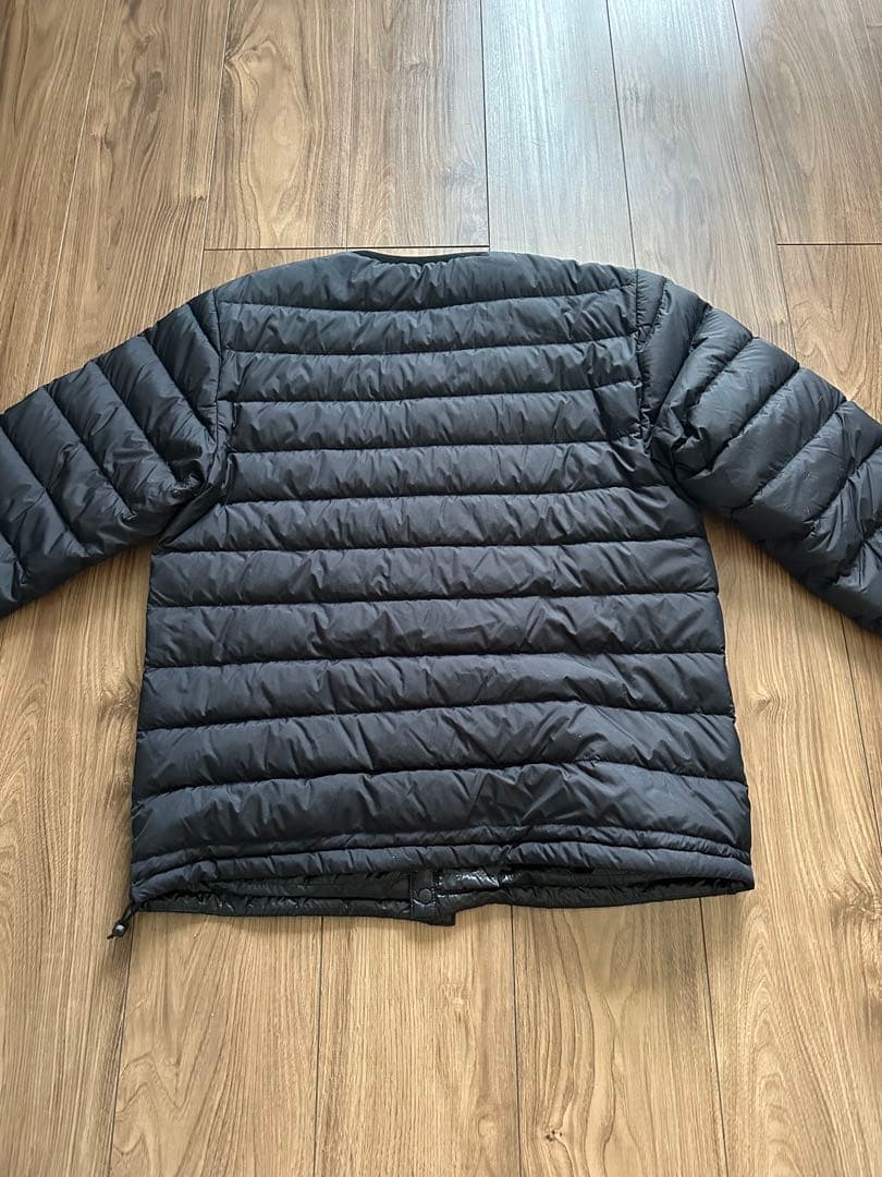 DANTON ブラック ダウンジャケット S インナーダウン