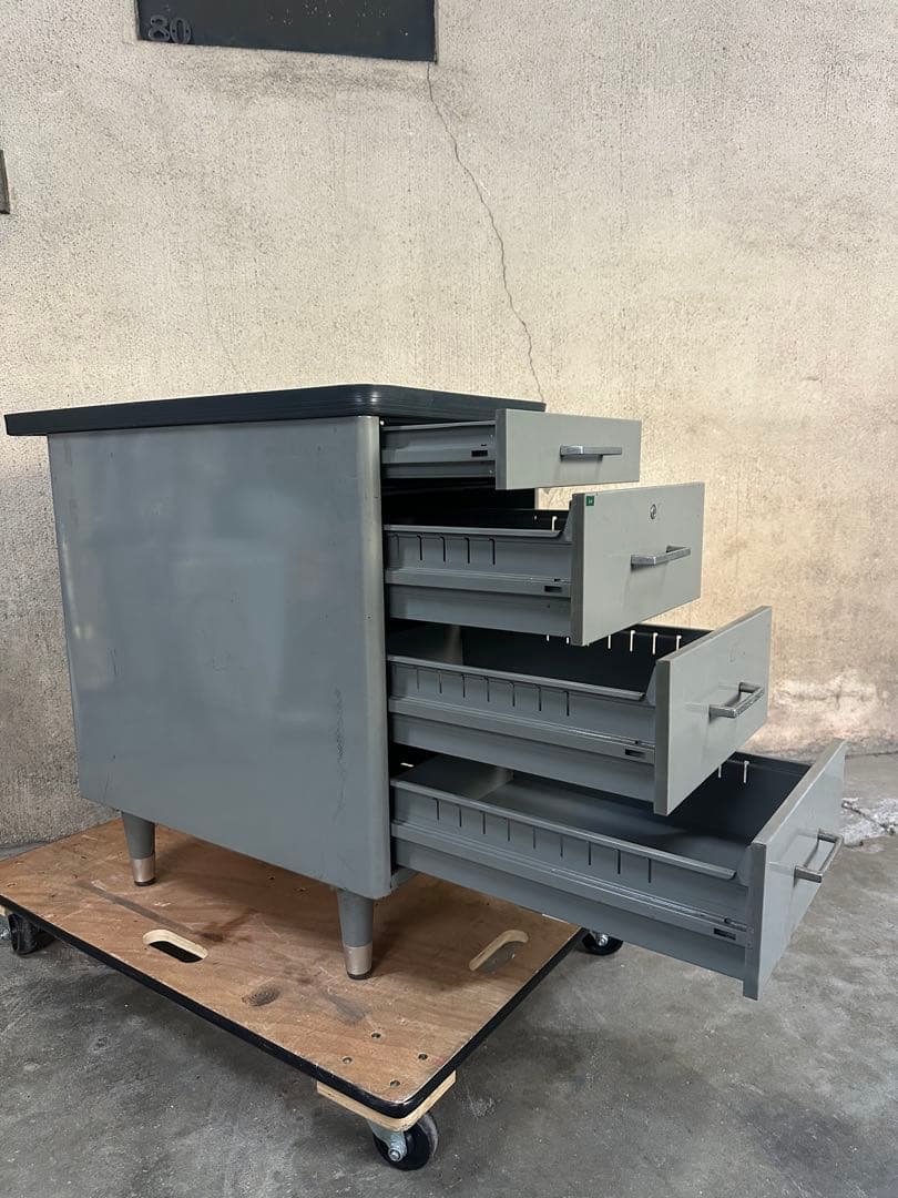 レトロ　脇机　サイドデスク