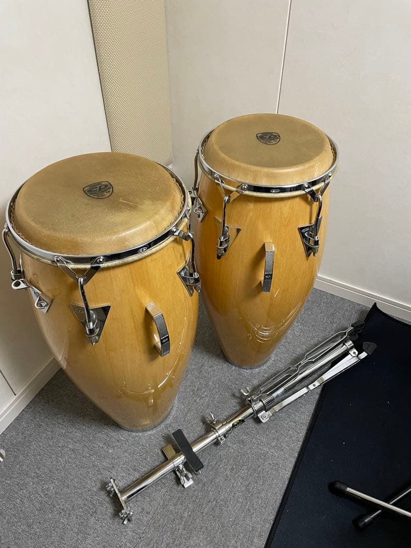 CP conga LP 木製コンガセット スタンド付き