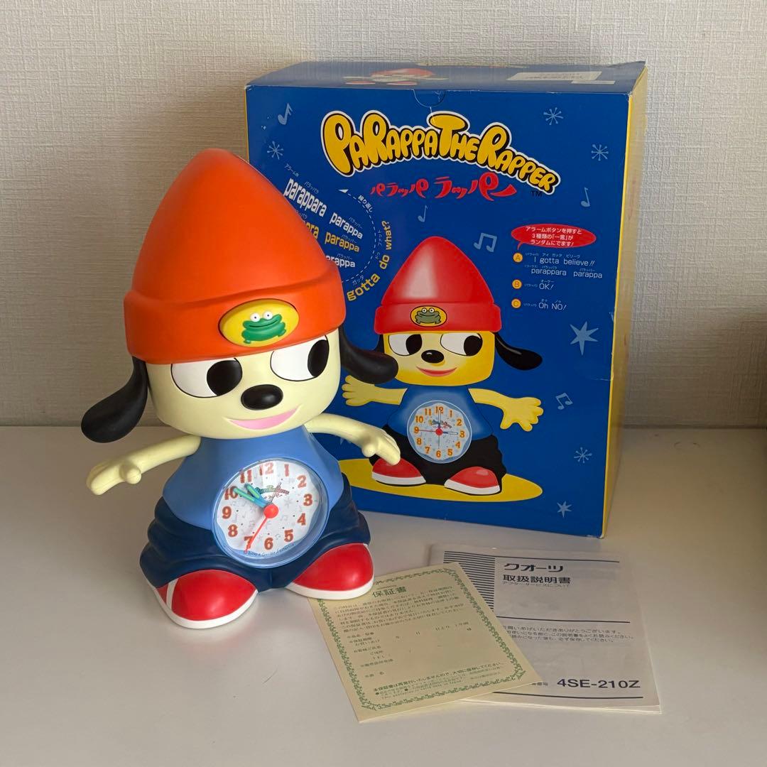 パラッパラッパー 目覚まし時計 完動品