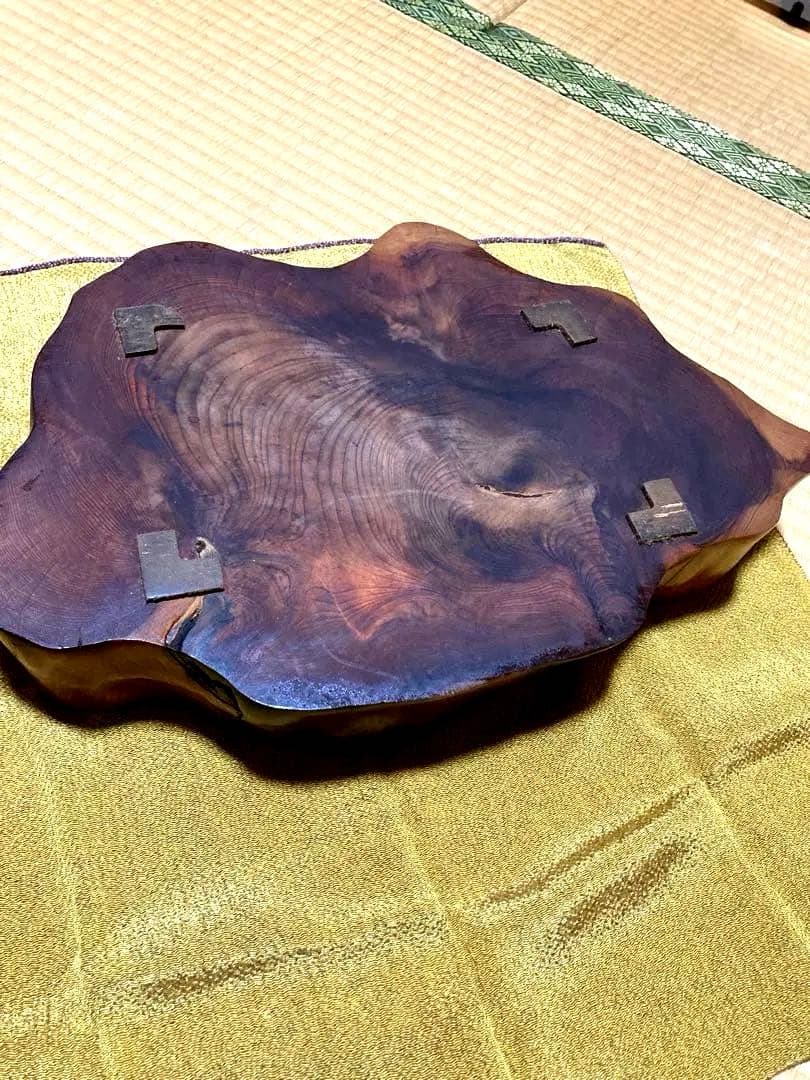 屋久杉　花瓶　印あり