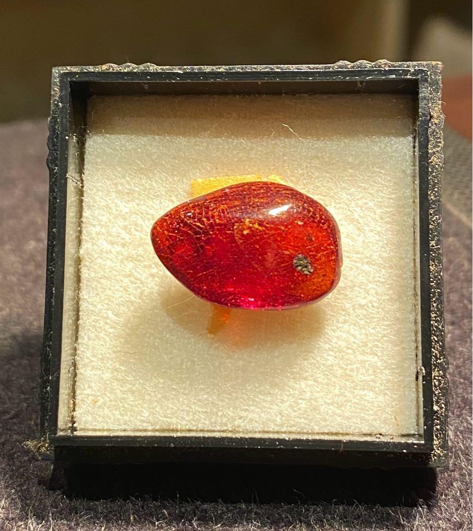 ジェラシックパークの初期作品を思い出す！虫入り琥珀！蚊のような昆虫が入っています