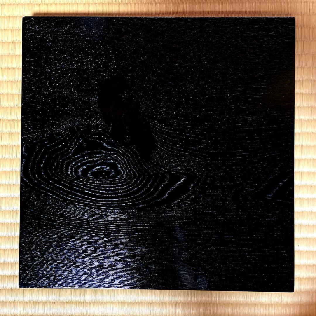 新品未使用品　柿合せ塗　本うるし塗り　小板　茶道　茶道具　風炉用敷板　花台