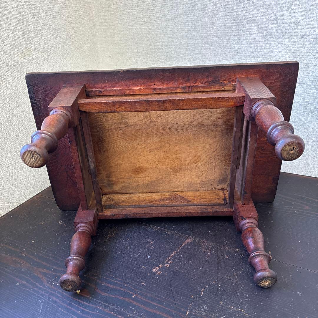 昭和レトロ 文机 小引き出し1杯｜古家具 ローテーブル 飾り台 無垢材