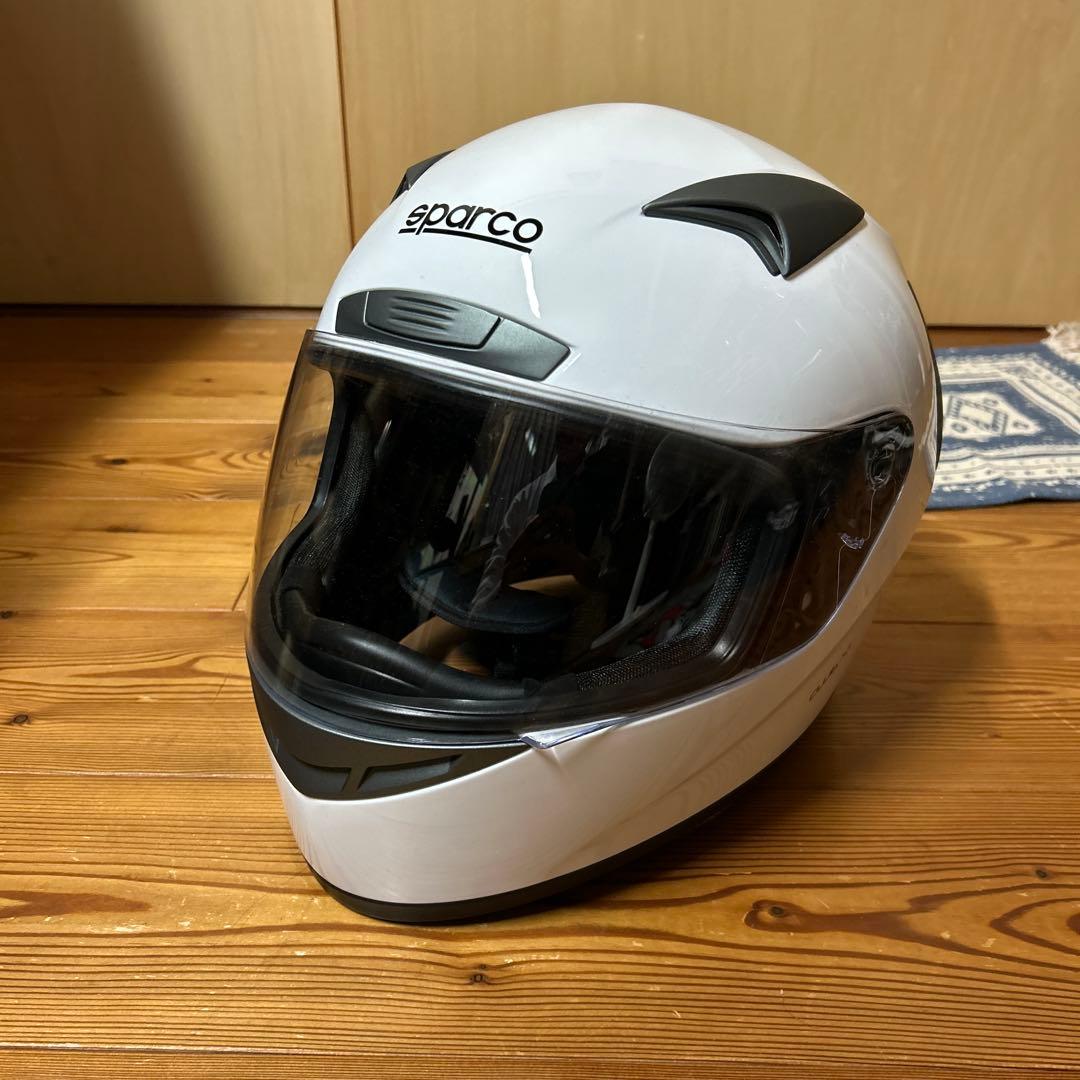 sparco フルフェイスヘルメット ホワイト
