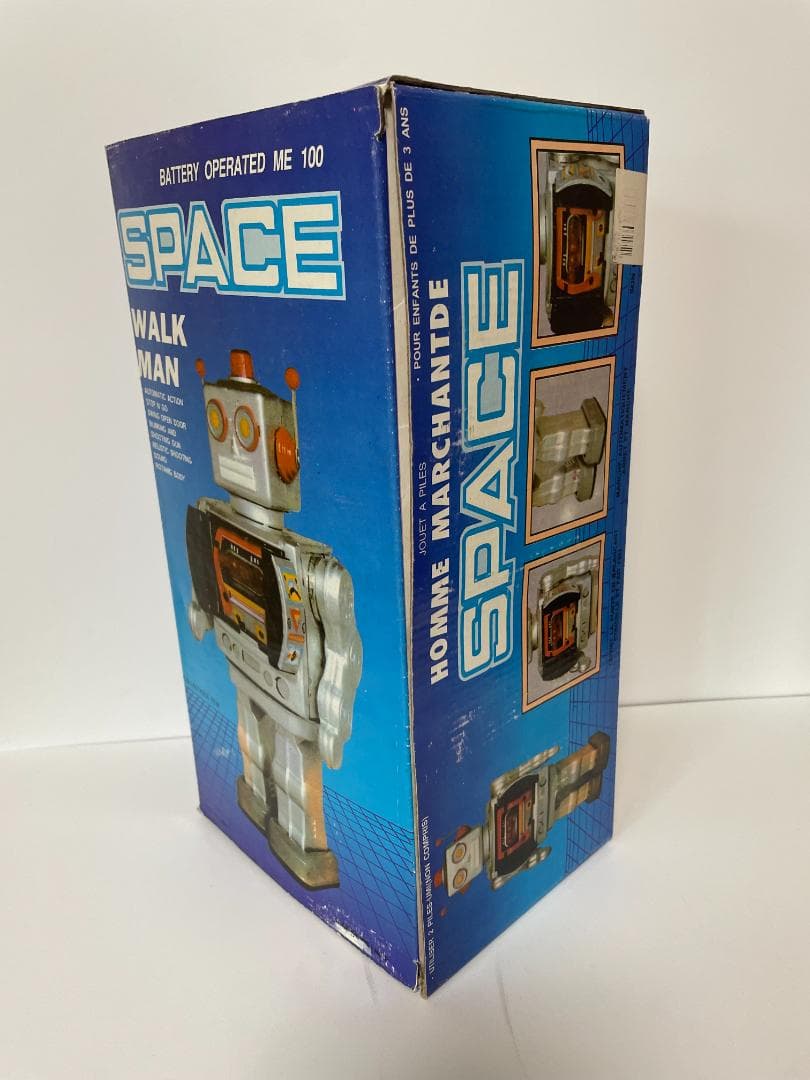 ブリキロボット SPACE WALK MAN ★ 動作確認済 動画有り 箱入