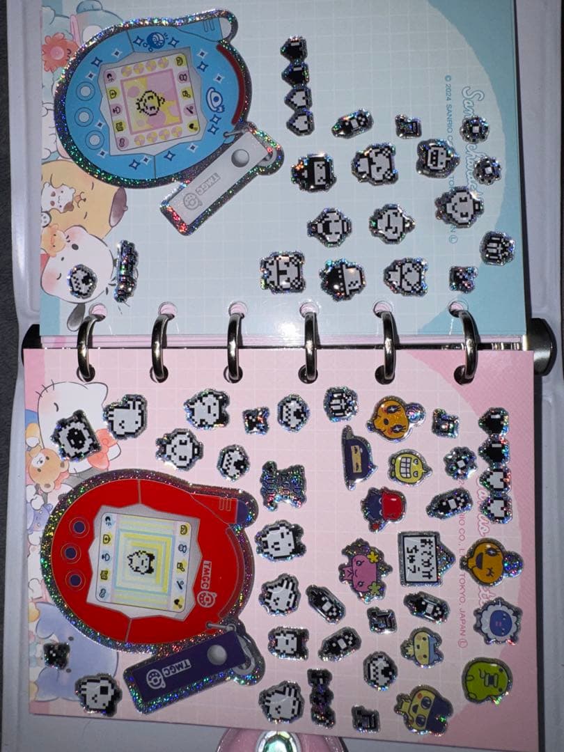 シール帳完成品　34ページ＋シール帳2冊（シール台紙追加あり）＋シール2つ