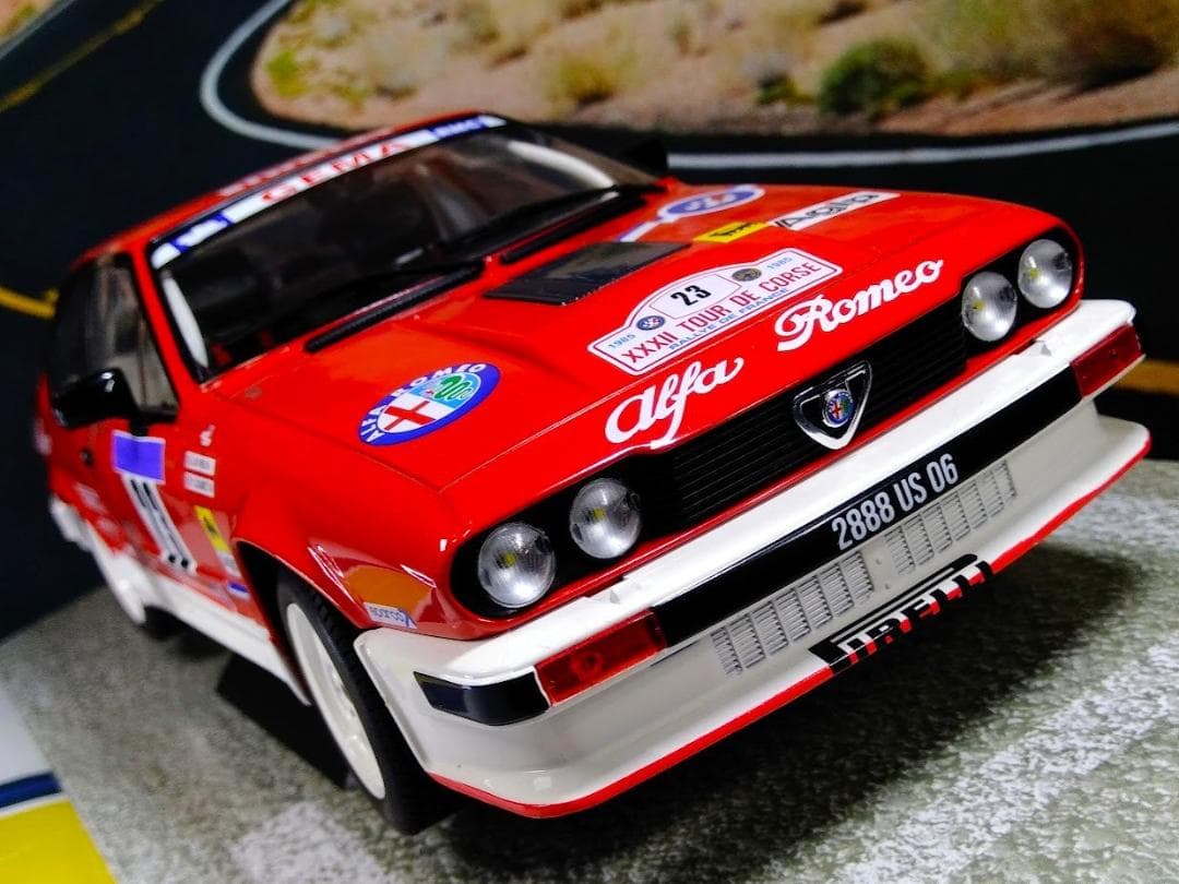 1/18 ソリド　アルファロメオ GTV6　ツール・ド・コルス 1985