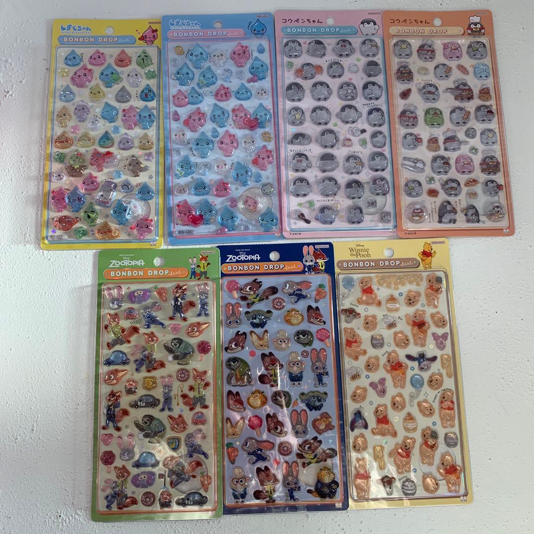 ボンボンドロップシール　くまのプーさん