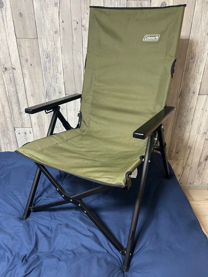 なみ 美品 コールマンColemanコールマン レイチェア オリーブ