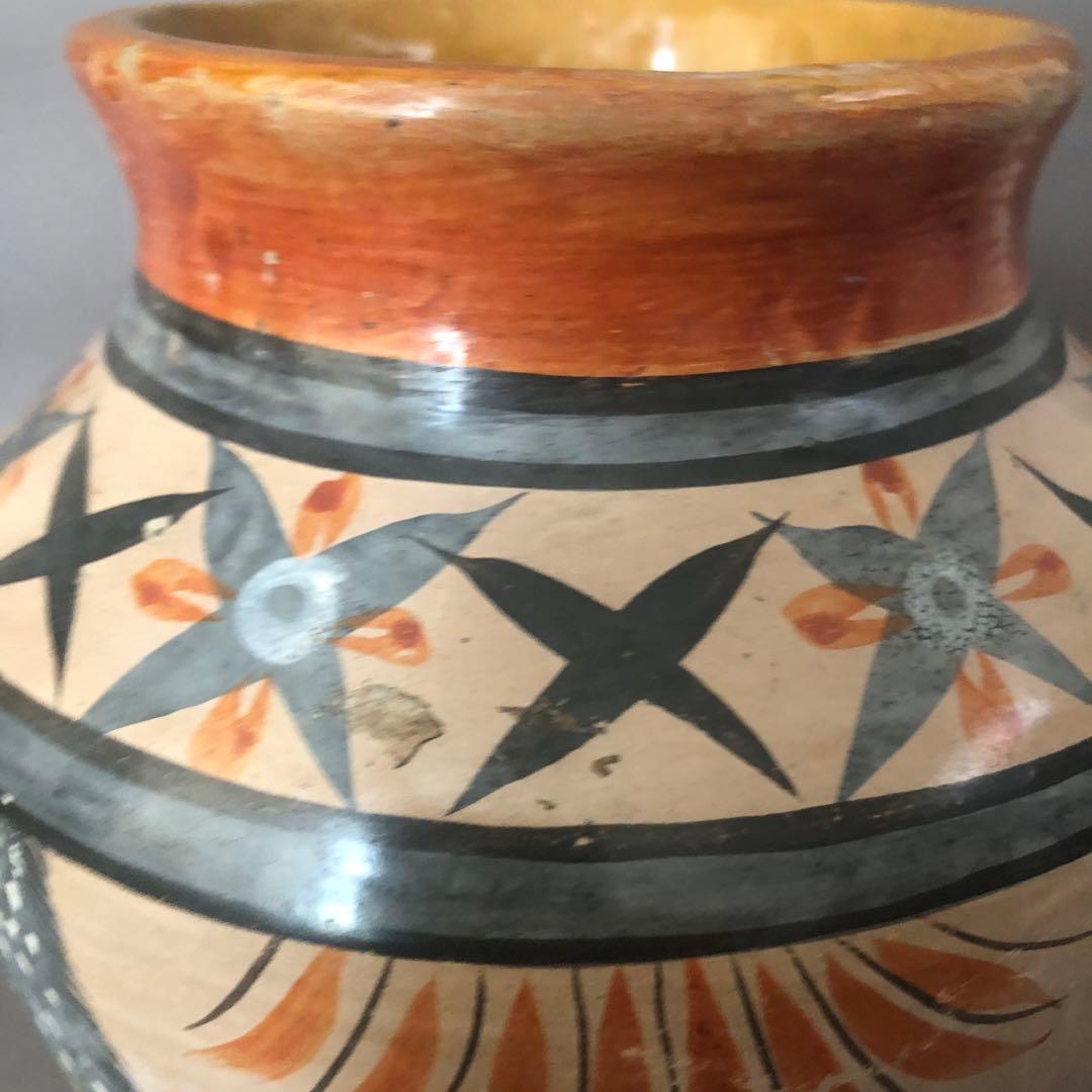 メキシコ　トナラ焼の壺