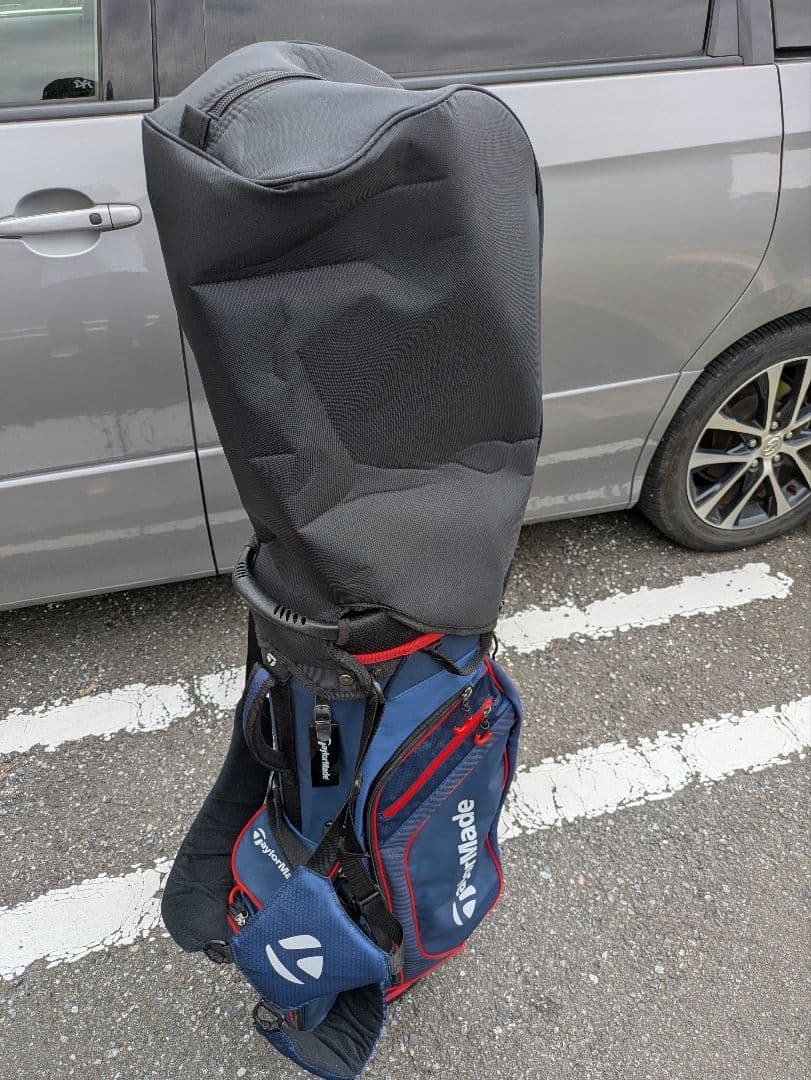 TaylorMade スタンドキャディバッグ ネイビー/レッド