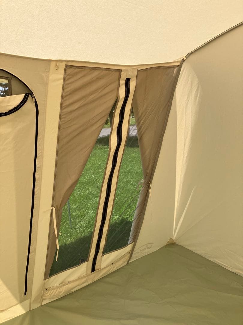 【かじ】① カーカムス スプリングバーテント ホワイトトラベラー US製