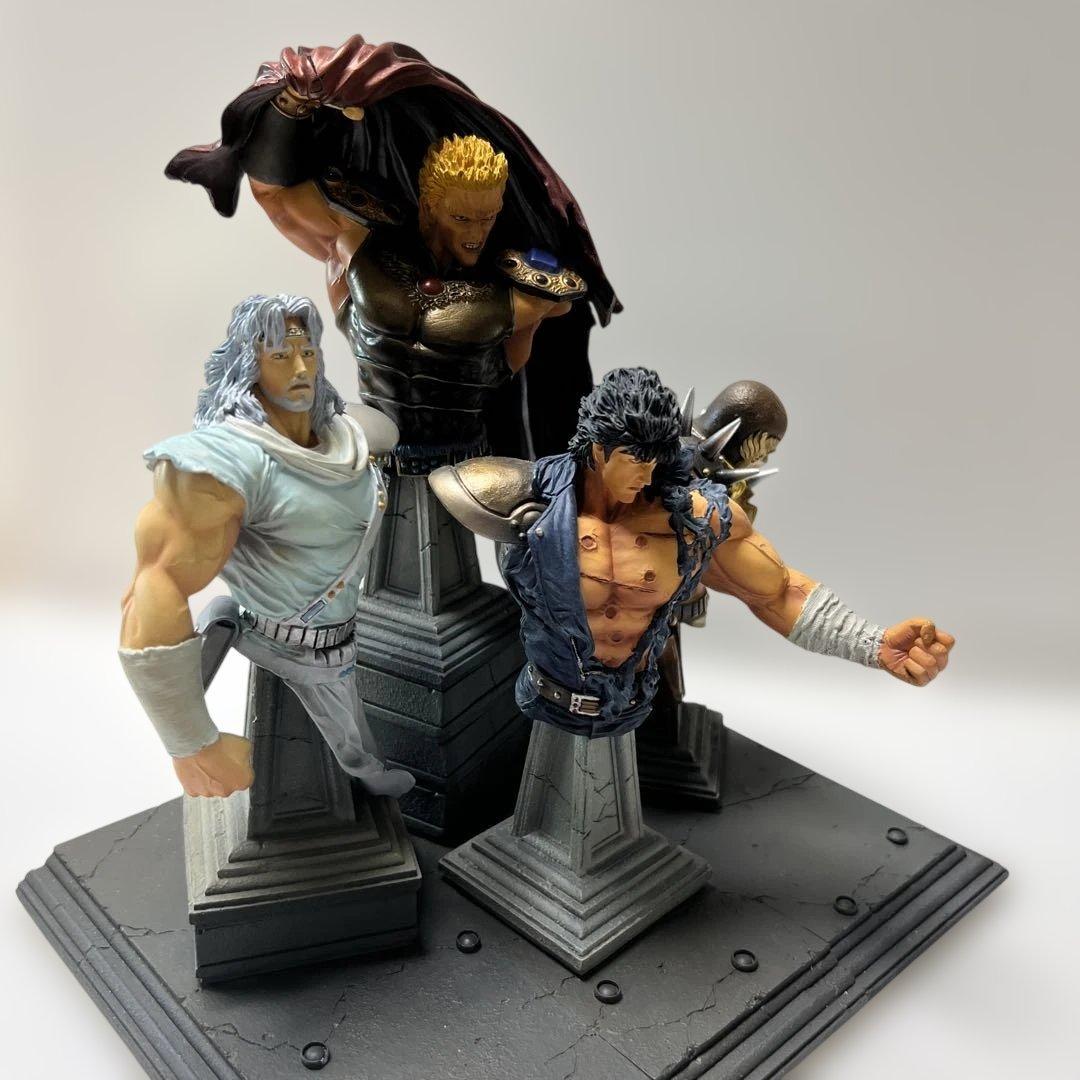 海洋堂　北斗の拳　胸像フィギュア四兄弟まとめ(ジャンク)