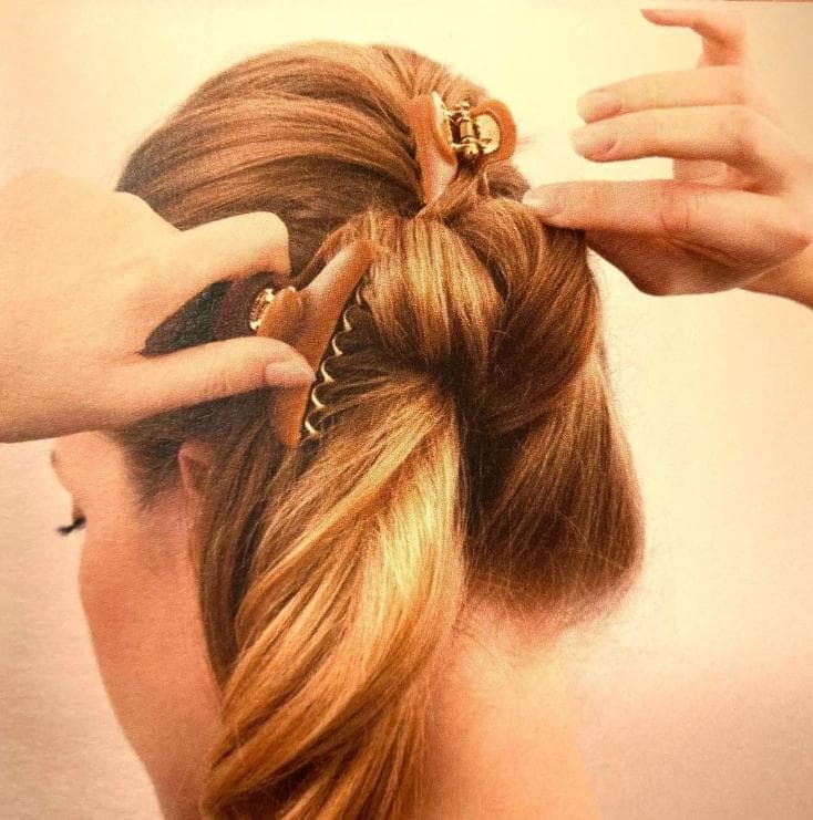 acca アッカ ヘアクリップ L・Sセット ベージュ ティアラクィーン