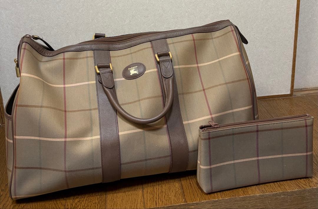 Burberrys チェック柄 ボストンバッグ